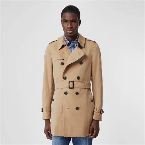 burberry sandringham mid length trench coat|burberry trench coat men's navy.